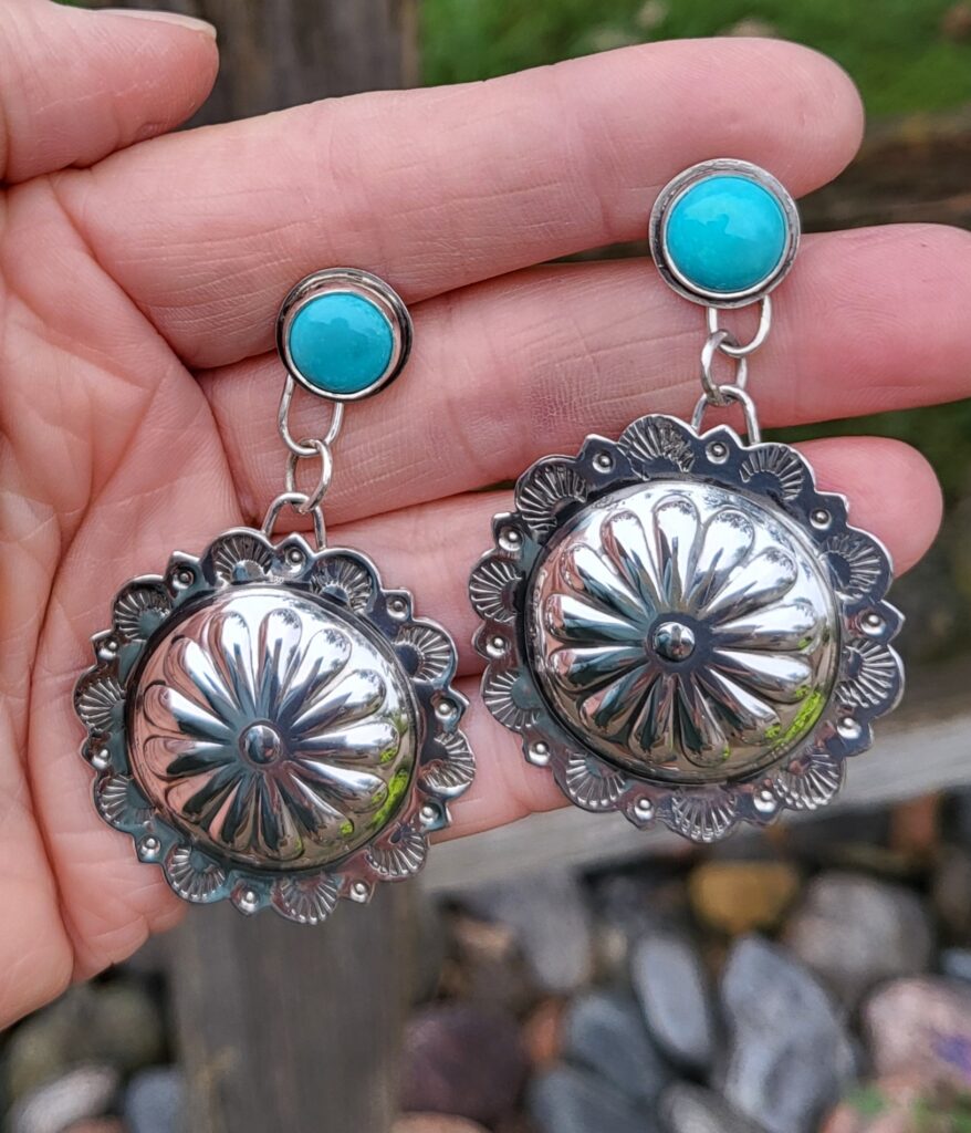 Kingman and Concho 2 Way Earrings