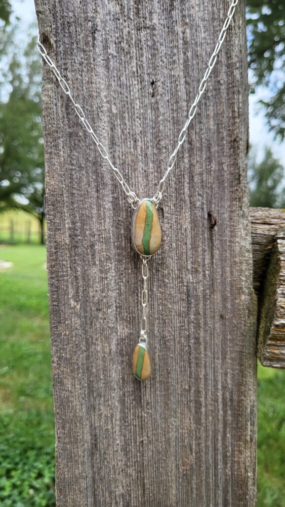 Crow Springs Turquoise Lariat Necklace*