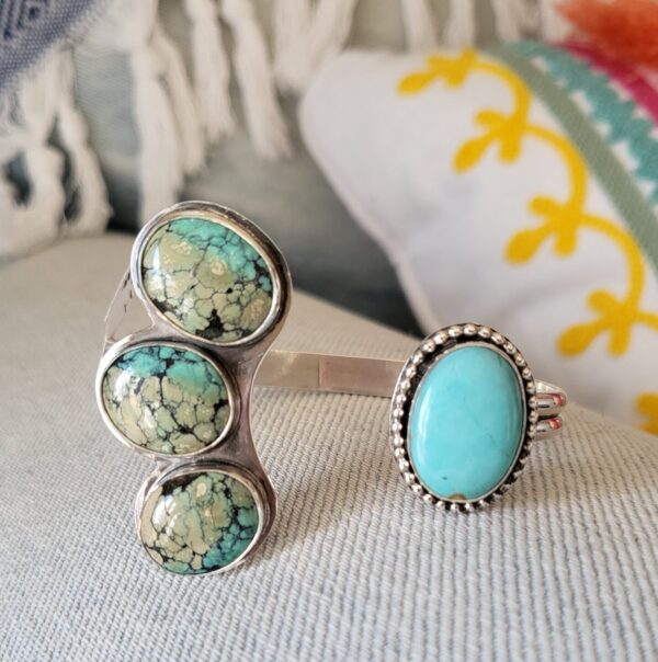 #8 and Hubei Turquoise Bracelet