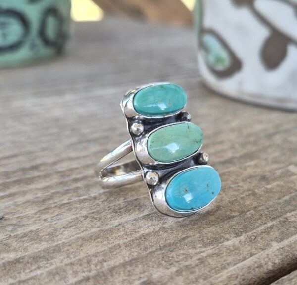 Three Stone Three Tone Royson Ring