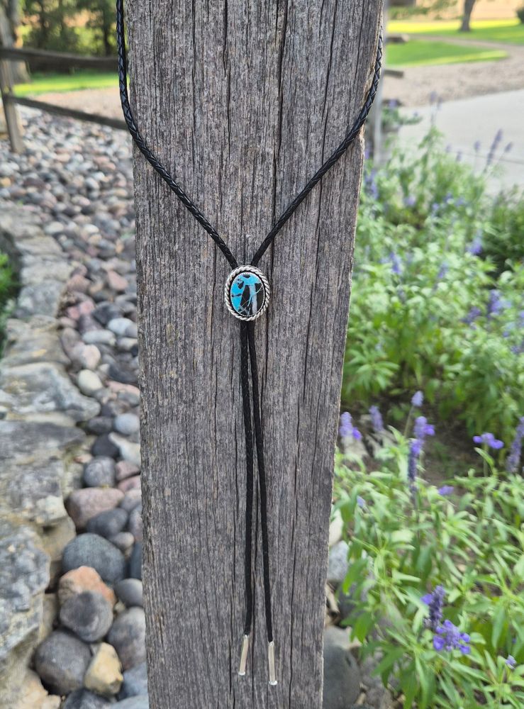 Blue Moon Bolo Tie