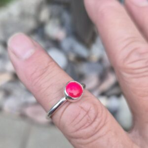 Rani Chalcedony Stacking Ring