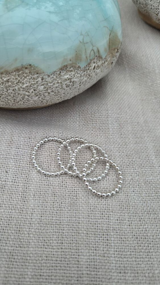 Bead Wire Stacking Ring Size 6.25